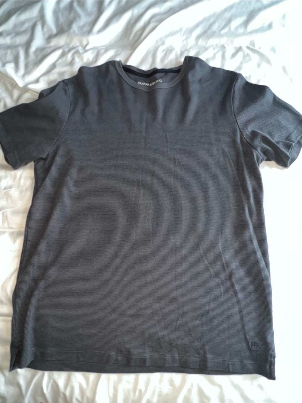 Banana Republic Charcoal Short Sleeve Sleep Top